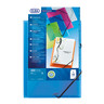 ELBA Eckspannermappe Polyvision A4 mit 3 Klappen blau