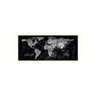 SIGEL Glas-Magnetboard artverum LED GL410 1300x550x15mm World Map