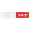 FRANKEN Frei-Besetz-Anzeige deutsch 102x27,4mm al selbstkl. BS01 17