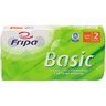 FRIPA Toilettenpapier Basic 1510805 2-lagig 250Bl. Weiß, 8Rll/Pck