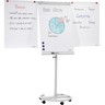 FRANKEN Flipchart Mobil Plus F2400PO Farbe hellgrau