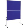 LEGAMASTER Moderationswand 7-209400 120x150cm klappbar Filz blau