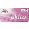 FRIPA Kosmetiktuch akito 6011107 21x20cm 2-lagig weiß, 100St/Pck