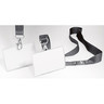 DURABLE Namenschilder Click Fold 54x90mm Textilband 20mm, 10St/Pck