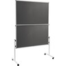 LEGAMASTER Moderationswand 7-209300 120x150cm klappbar Filz grau