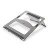 HAMA Laptophalter bis 15,6´´ 40cm faltbar, Aluminium silber
