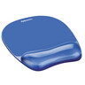 FELLOWES Handgelenkauflage Crystal Gel 9114120 blau