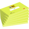 POST-IT Haftnotiz 655-NG 127x76mm 100Blatt neongrün, 6St/Pck