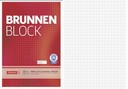 BRUNNEN Briefblock A5 RC. Kariert, 50Bl