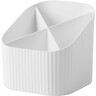 HAN Stifteköcher Re-X-LOOP 4 Fächer 100% Recyclingmaterial, weiß
