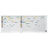 MAGNETOPLAN Planungstafel 120x90cm 7-Tage-Woche/für 30 Mitarbeiter