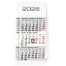 GÜSS 3-Monatskalender Tisch 2026 100x198mm 78000