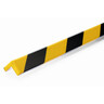 DURABLE Eckschutzprofil sk C19 2,6x100cm Innenbereich gelb/schwarz