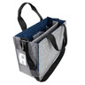 SIGEL Desk Sharing Bag Bicolor M grau/d´blau recycelter PET Filz 360x280x150mm