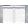 SIGEL Wochenkalender 2026 Linescape A5 148x213mm 1W/2S L2604 h´grau/gelb