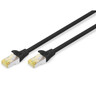 DIGITUS Netzwerkkabel 10m schwarz CAT 6A S/FTP