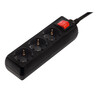 HAMA Steckdosenleiste 00030392 mit Schalter 3fach 1,4m schwarz