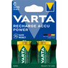 VARTA Akku RECHARGE ACCU Power Baby/C HR14 1,2V 3000mAh, 2St/Pck