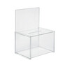 SIGEL Aktionsbox 17x23x30cm glasklar Acryl m.Einstecktafel f. A4
