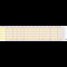 BRUNNEN Urlaubsplaner 2026 1380x300mm Leporello 1070135006