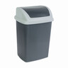 MAUL Abfalleimer 33x59x27cm 24L Schwingdeckel Kuststoff dunkelgrau