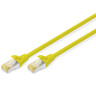 DIGITUS Netzwerkkabel 0,5m gelb CAT 6A S/FTP