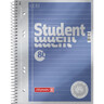 BRUNNEN Collegeblock Student 6 Fach Lochung, A5, 80 Blatt