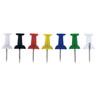 ALCO Pinnwandnadeln bunt gemischt, 7,5x12mm, 200St/Pck