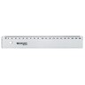 WESTCOTT Lineal 20cm Kunststoff transparent