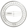 Vollkreis-Winkelmesser 1534-G15 400gon-Tlg.-15 cm Plexiglas