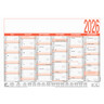 ZETTLER Arbeitstagekalender 2026 A5quer 904-0000