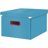 LEITZ Archivbox Click&Store Cosy M A4 Karton/PP, blau