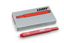 LAMY Tintenpatrone T10 1202076 rot, 5St/Pck