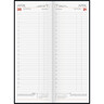 BRUNNEN Tagevormerkbuch 2026 110x300mm 1T/1S 1078502206 rot