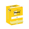 POST-IT Haftnotiz Notes gelb 657CY 102x76mm 100Blatt, 12St/Pck