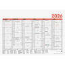 GLOCKEN Tafelkalender 2026 A5quer 6M/1S 5012217006
