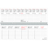 ZETTLER Querkalender 2026 300x100mm 1W/2S 116-0700 blau