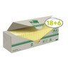 POST-IT Haftnotiz Recycling Notes gelb 654RYP 76x76mm 24St/Pck