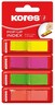 KORES Haftstreifen Pop-up Index, 4x40 Blatt, 12mm:45m Folie