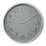 HAMA Wanduhr Korsika 30cm rund analog, silber/grau