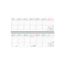 ZETTLER Querkalender 2026 300x100mm 1W/1S 146-0015 blau