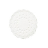 Untersetzer 8cm weiß, 25St/Pck