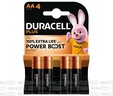 DURACELL Batterie Plus Extra Life LR06 Mignon AA Power Boost, 4St/Pck