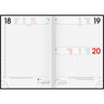 BRUNNEN Buchkalender 2026 A5 1T/1S MIRADUR 1079560906 schwarz