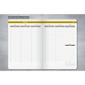 SIGEL Wochenkalender 2026 Linescape A5 148x213mm 1W/2S L2605 braun/gelb