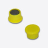 ALCO Haftmagnet rund 13mm gelb, 10St/Pck