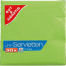 G&G Servietten 33x33cm 3-lagig grün, 30St/Pck