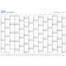 STAEDTLER Jahresplaner 2026 840x600mm Lumocolor 641 YP-1DE