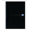 OXFORD Buch A4/96Bl. liniert, gebunden, Office smart black