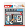 TESA Powerstrips CLICK small Klettband 2x6cm, 4St/Pck